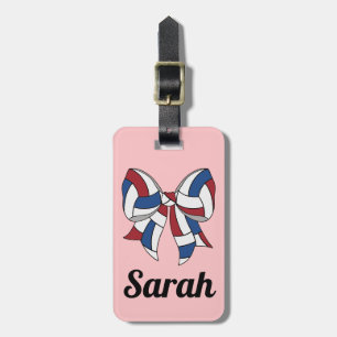 Volleyball Bow Sports Tag