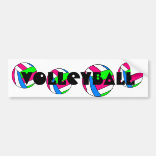 Volleyball Bumper Sticker