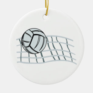 Volleyball Ceramic Ornament