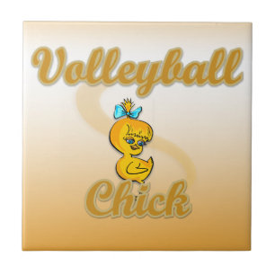 Volleyball  Chick Tile