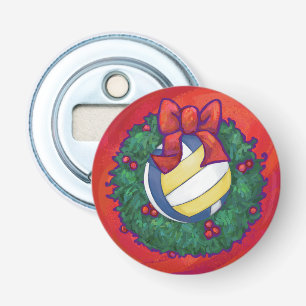 Volleyball Christmas Bottle Opener