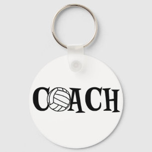 Volleyball Coach Keychain