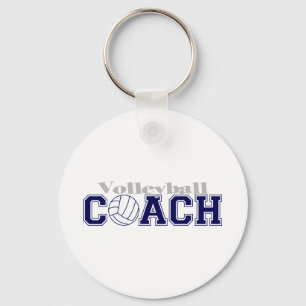 Volleyball Coach Keychain