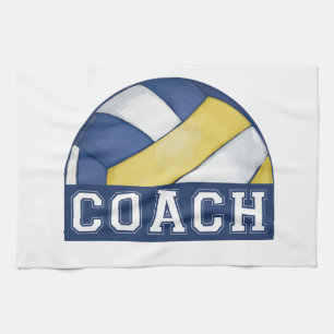 Volleyball Coach Kitchen Towel