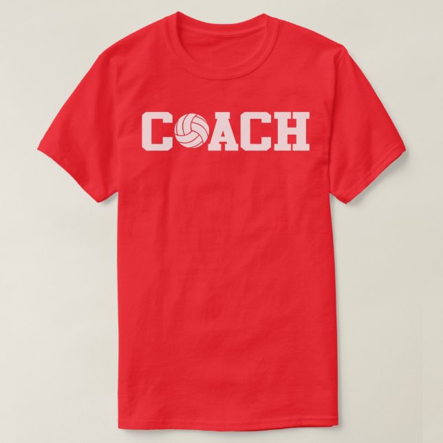 Volleyball Coach  T-Shirt (Design Front)