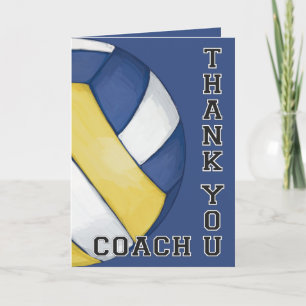 Volleyball Coach Thank You