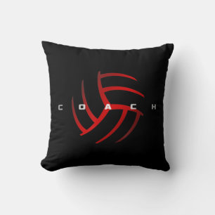 Volleyball Coach  Throw Pillow