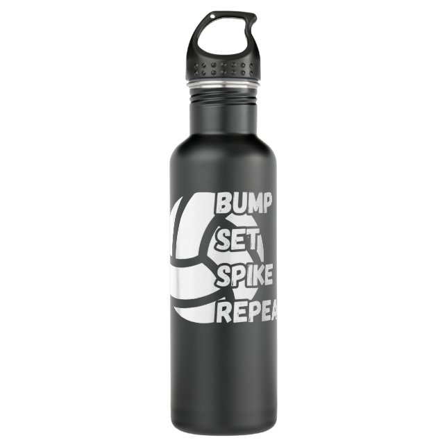 Volleyball coach volleyball player volleyball girl 710 ml water bottle (Front)