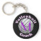 Volleyball Coach with Purple Initial
