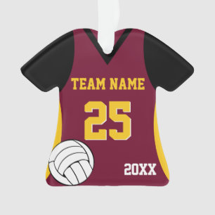 Volleyball Custom Colours with Photo Ornament