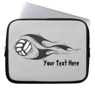 Volleyball (customizable) laptop sleeve