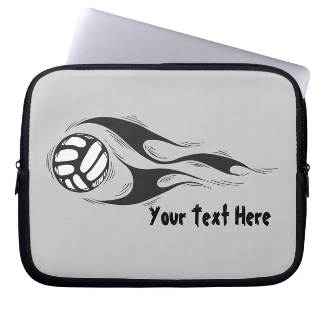 Volleyball (customizable) laptop sleeve (Front)