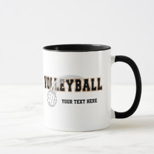 Volleyball (customizable) mug