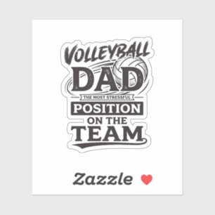 Volleyball Dad Funny Vintage Team Position Shirt_1