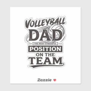 Volleyball Dad Funny Vintage Team Position Shirt_1