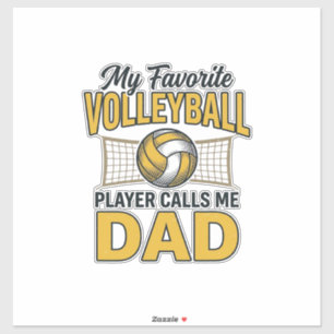 Volleyball Dad My Favourite Player Calls Me Dad De