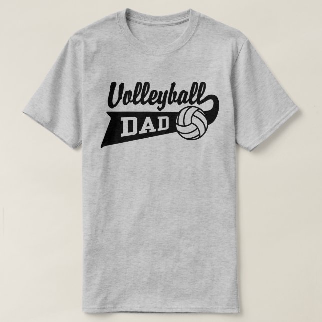 Volleyball Dad T-Shirt (Design Front)