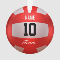 Volleyball de rouge de personnaliser