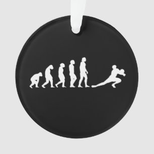 Volleyball Evolution Ornament