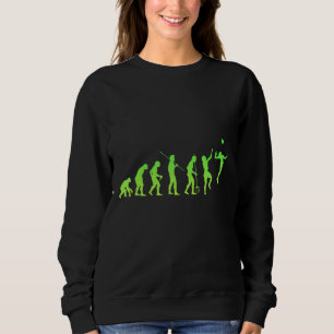 Volleyball Evolution Player Spike Ball Sport Sweatshirt