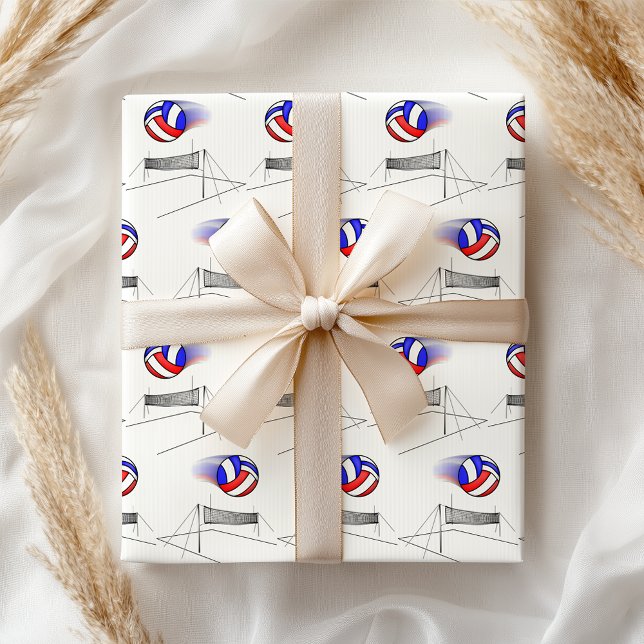 Volleyball Flies Over The Net Tissue Paper (Creator Uploaded)