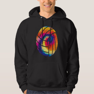 Volleyball  for Volleyball Player Tie Dye Volleyba Hoodie