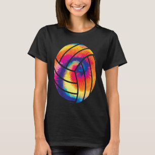 Volleyball  for Volleyball Player Tie Dye Volleyba T-Shirt