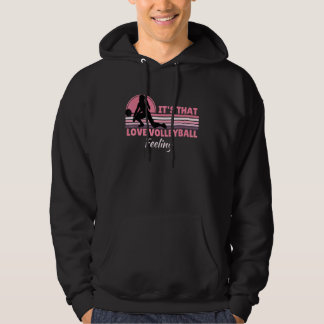 Volleyball For Women Girl Love Volleyball Quote Hoodie