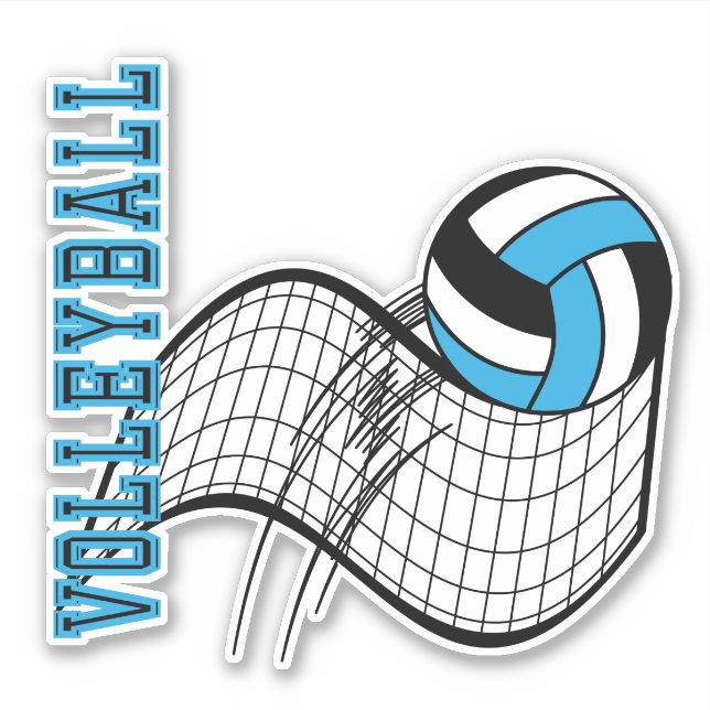 Volleyball Game - Baby Blue (Front)