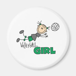 Volleyball Girl Magnet