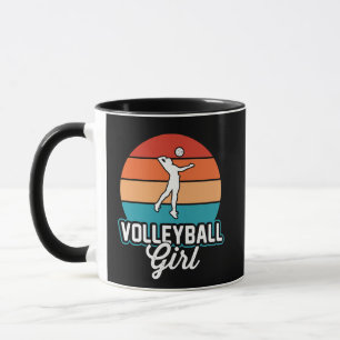Volleyball Girl mug personalize with your name