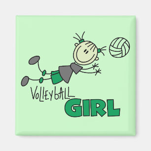Volleyball Girl Tshirts and Gifts Magnet