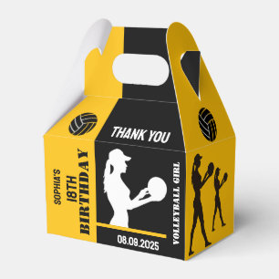 Volleyball Girl, Volleyball Player Gift, Birthday Favor Box