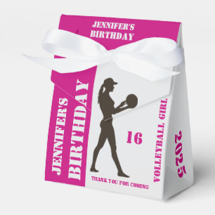 Volleyball Girl, Volleyball Player Gift, Birthday Favor Box