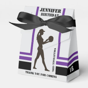 Volleyball Girl, Volleyball Player Gift, Birthday Favor Box