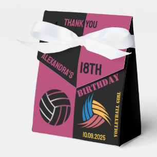 Volleyball Girl, Volleyball Player Gift, Birthday Favor Box