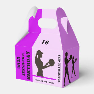 Volleyball Girl, Volleyball Player Gift, Birthday Favor Box