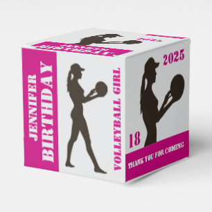 Volleyball Girl, Volleyball Player Gift, Birthday Favor Box