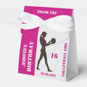 Volleyball Girl, Volleyball Player Gift, Birthday Favor Box
