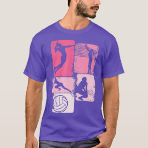 Volleyball Girls Women Youth Girl Player  T-Shirt