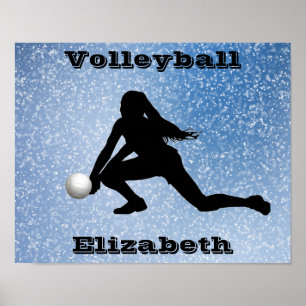 Volleyball Glam    Poster