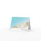 Volleyball Gold and  Blue Thank You