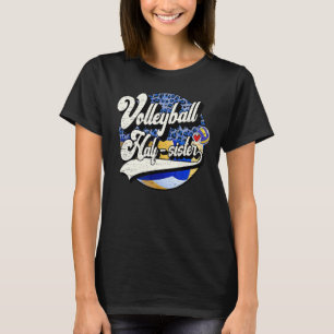Volleyball Half Sister Vintage Volleyball Family M T-Shirt