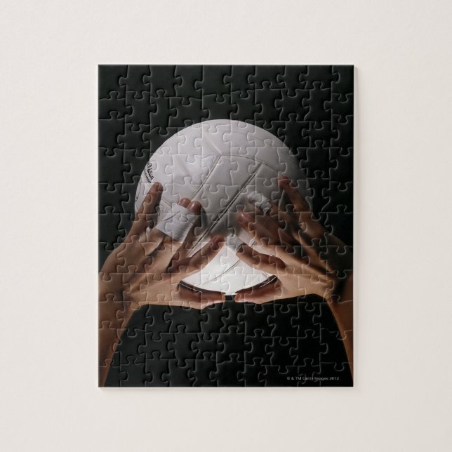 Volleyball Hands Jigsaw Puzzle (Vertical)