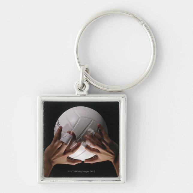Volleyball Hands Keychain (Front)