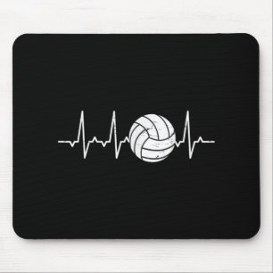 Volleyball Heartbeat Cute Fun  Mouse Pad