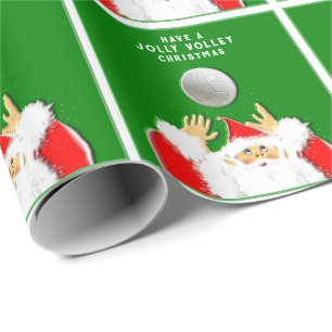 Volleyball Holiday Gift Wrapping Paper