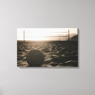 Volleyball in the Sand Canvas Print