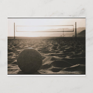 Volleyball in the Sand Postcard