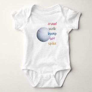 Volleyball Infant Bodysuit, Volleyball Gift Baby Bodysuit